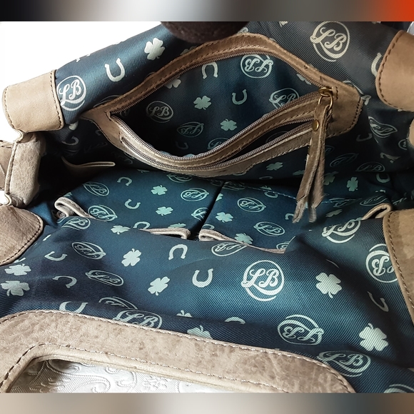 Lucky Brand Suede Foldover Bag - Picture 11 of 16